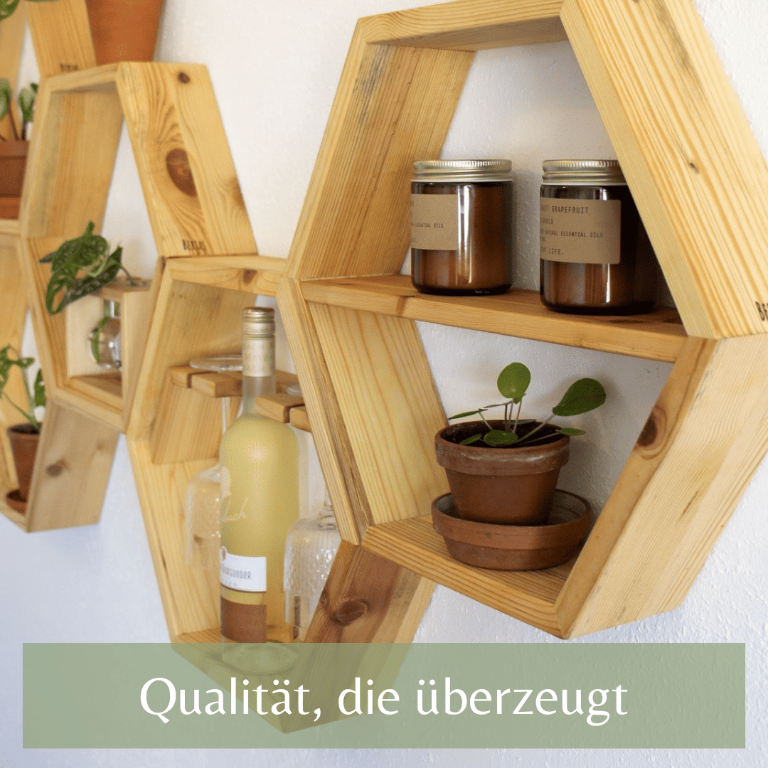 Wandregal "Olaf" - Hexagon