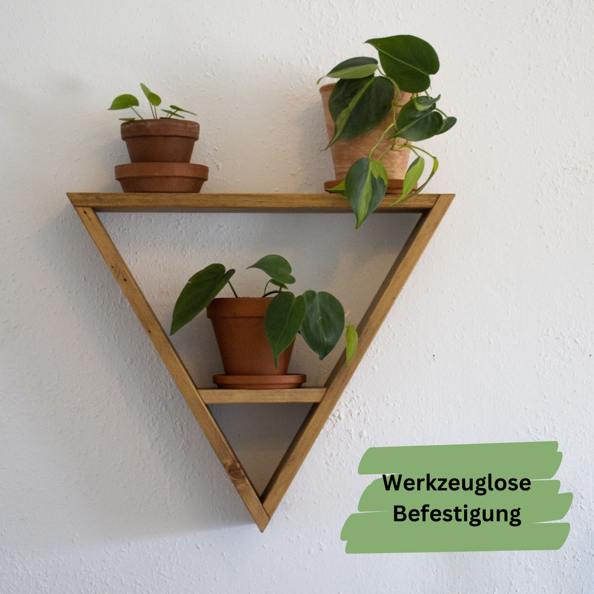 Einlegeboden für dreieckiges Wandregal